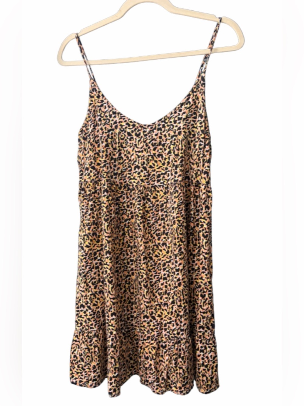 Hurley Dev A-Line Dress in Pink/Orange/Black Animal Print